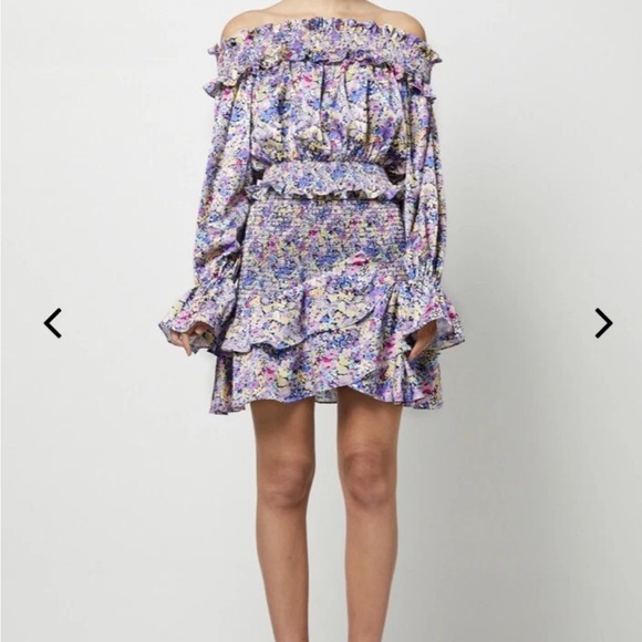 Elliatt Catalina Floral Off-Shoulder Skirt Set Size XS - Picture 3 of 13